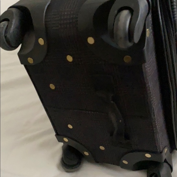 Carryon suitcase- blue and brown - Picture 4 of 7